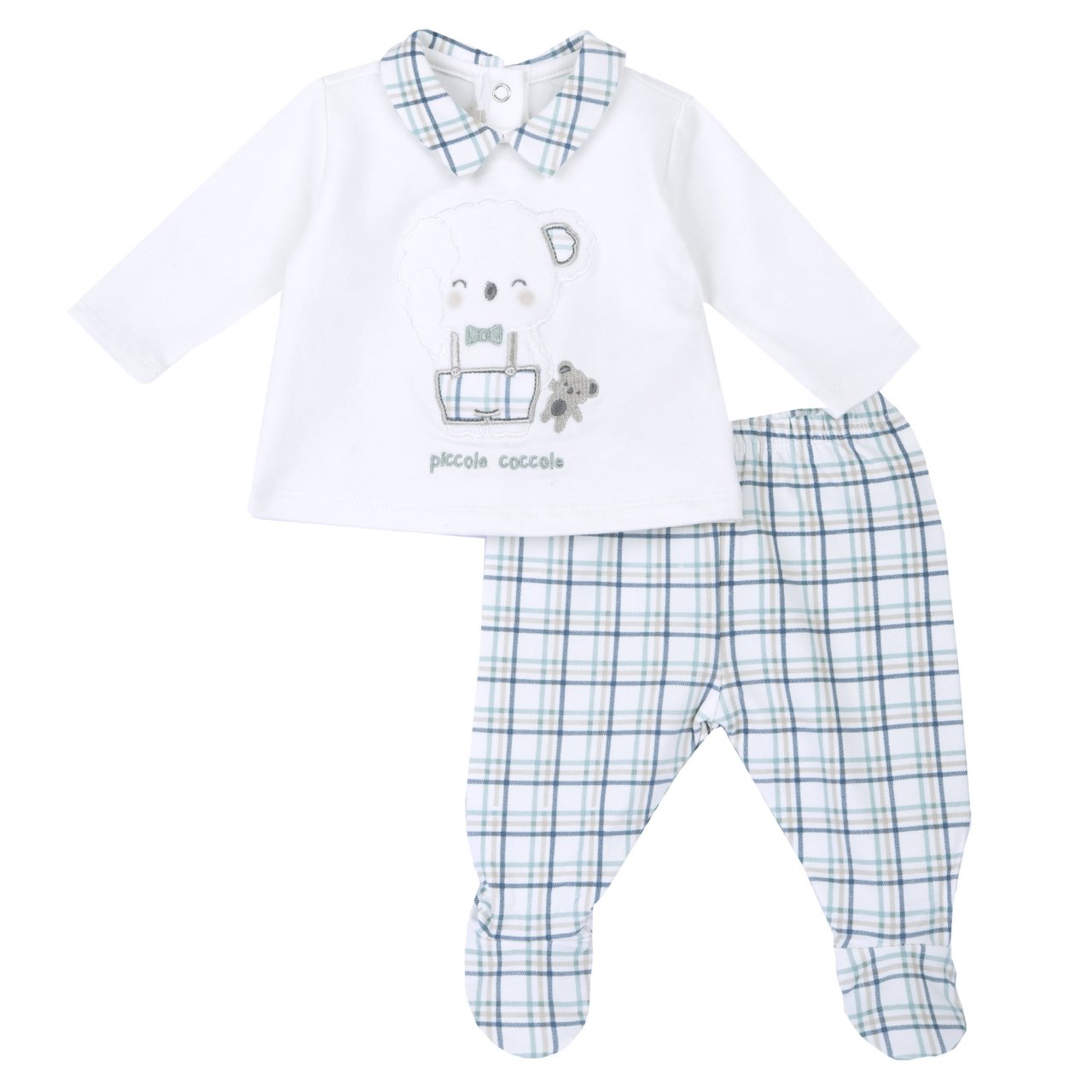 Set met trui en broek met voetjes Chicco - 0