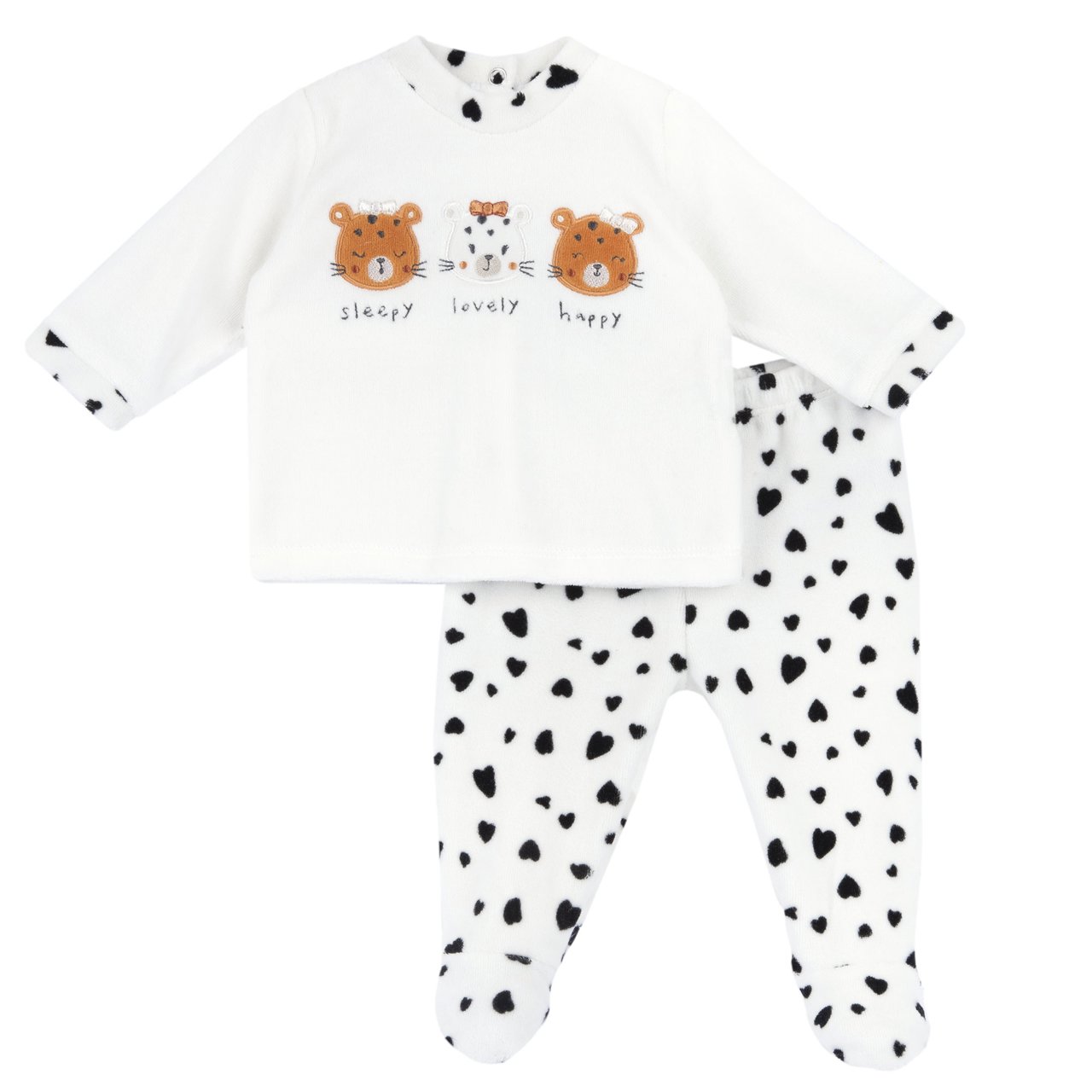 Ensemble pull et pantalon avec petits pieds Chicco - 0