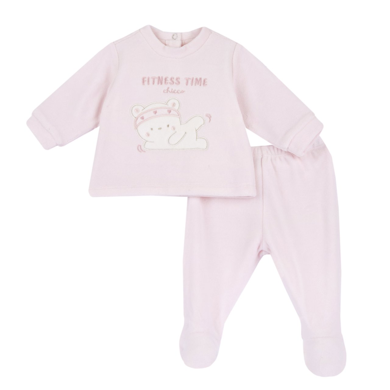 Ensemble pull et pantalon avec petits pieds Chicco - 0