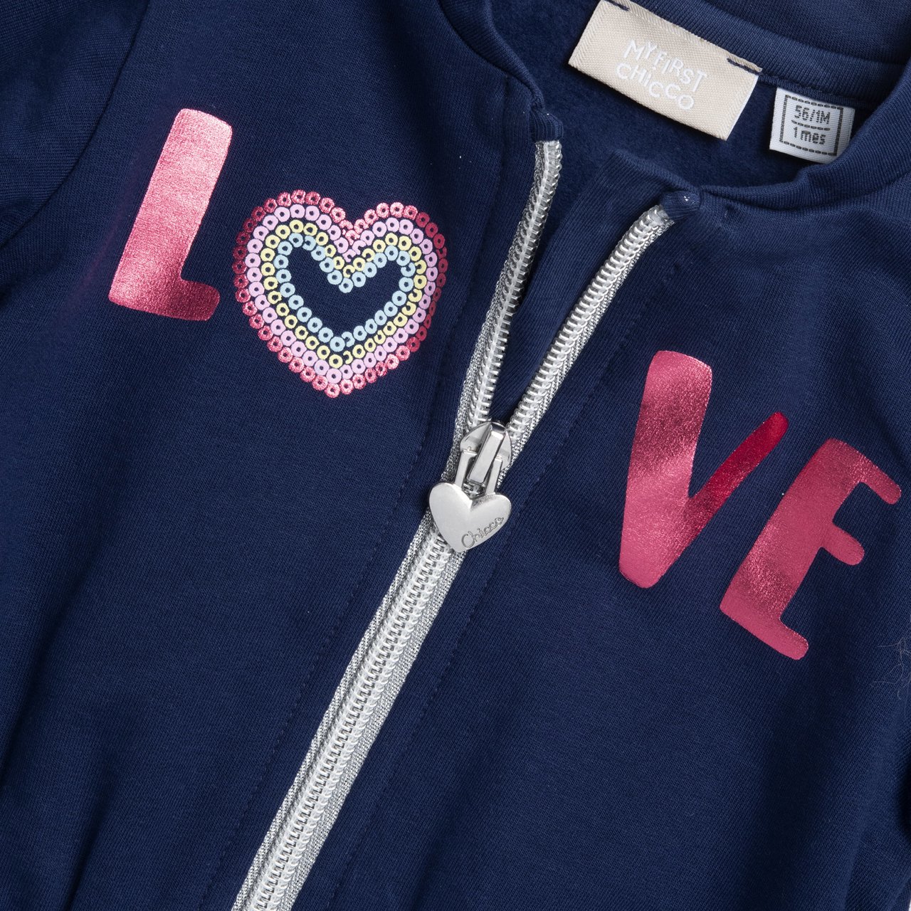 Sweat-shirt avec fermeture éclair Chicco - 1