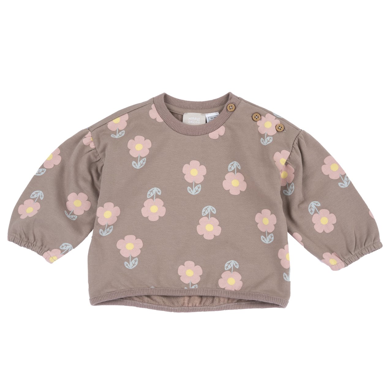 Felpa girocollo stampa fantasia null - 0