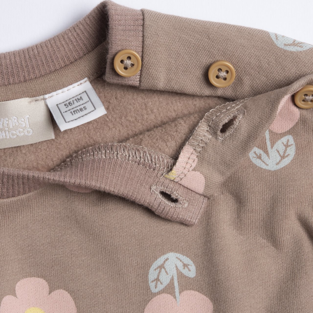 Felpa girocollo stampa fantasia null - 1