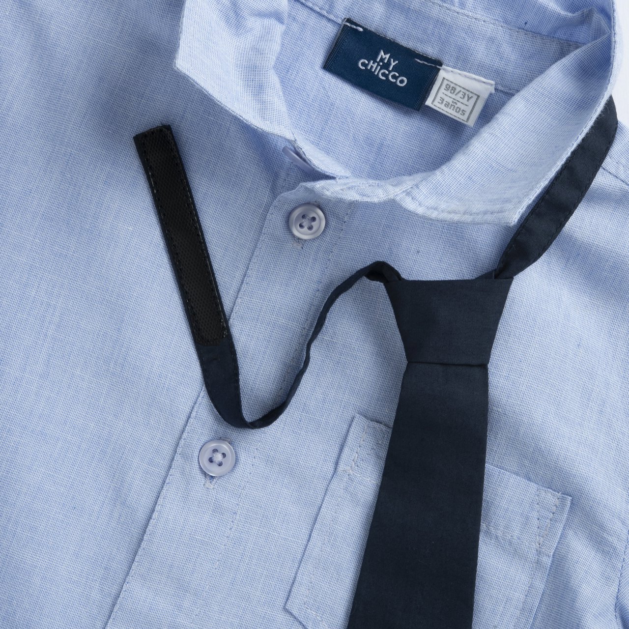 Camicia manica lunga con cravatta Chicco - 2