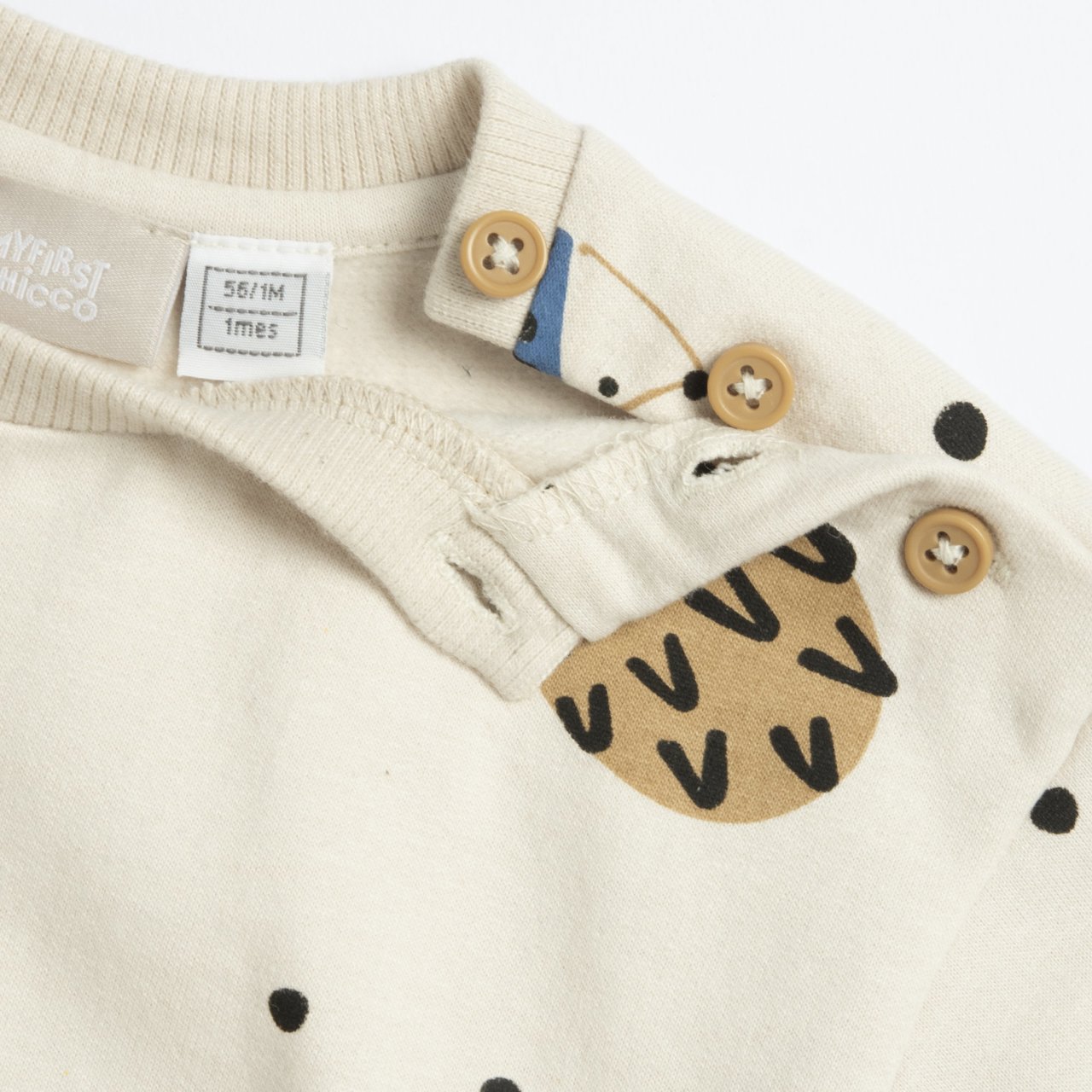 Felpa girocollo stampa fantasia null - 1