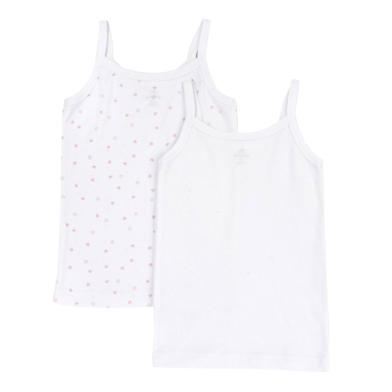 Set canottiere intime con spallina stretta e fiocchetto Chicco - 1