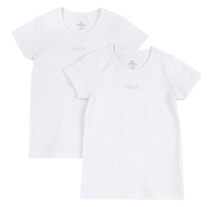 Set magliette intime con logo Chicco