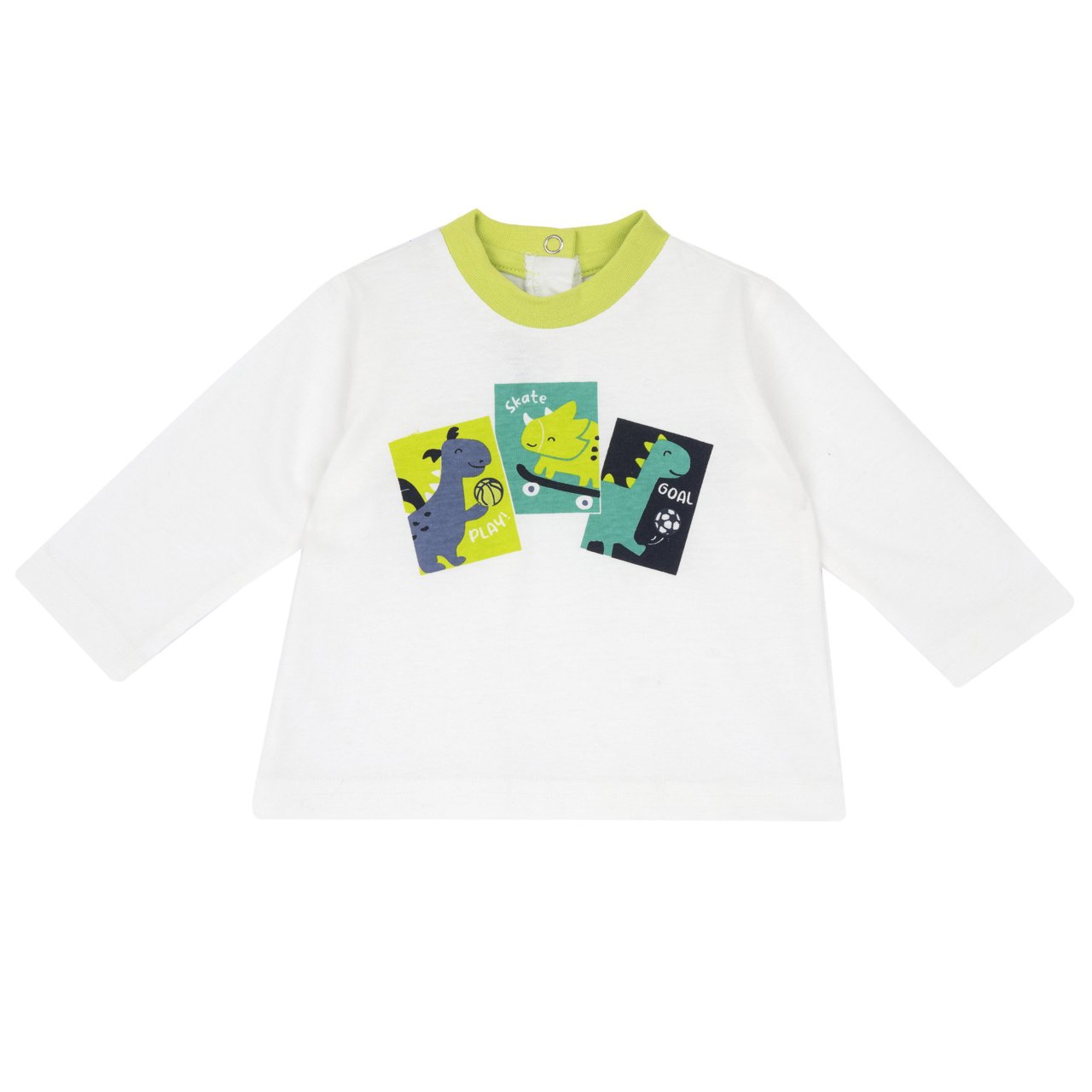 T-shirt dinosaures à manches longues Chicco - 0