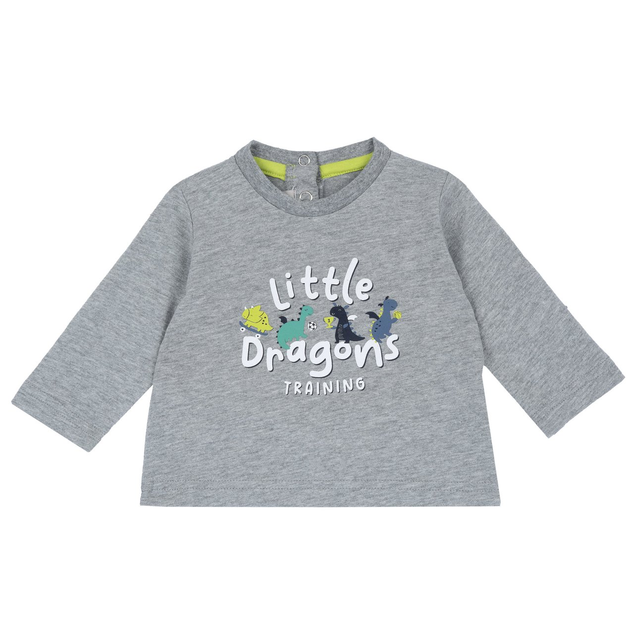 T-shirt met lange mouwen en drakenprint Chicco - 0