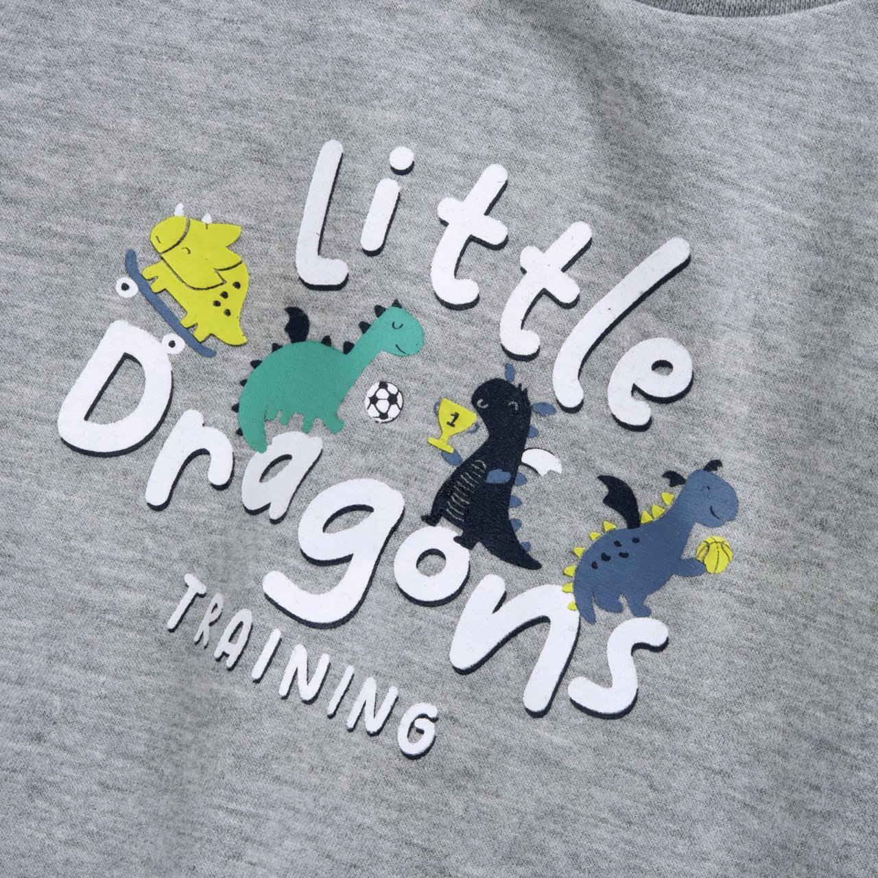 T-shirt manches longues avec imprimé Dragons Chicco - 1