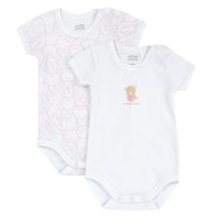 2li Kısa Kollu Bebek Body