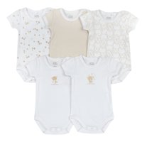 5li Kısa Kollu Bebek Body