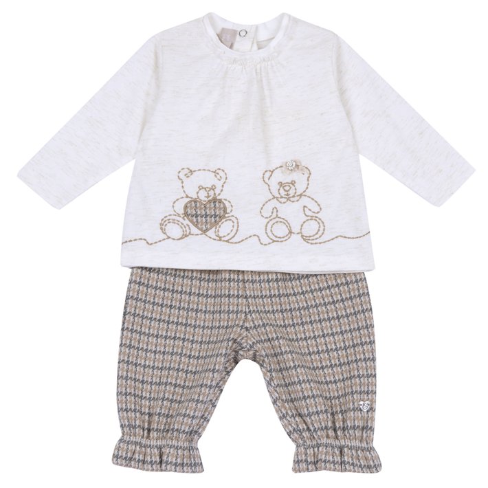 Conjunto de camisola com calças