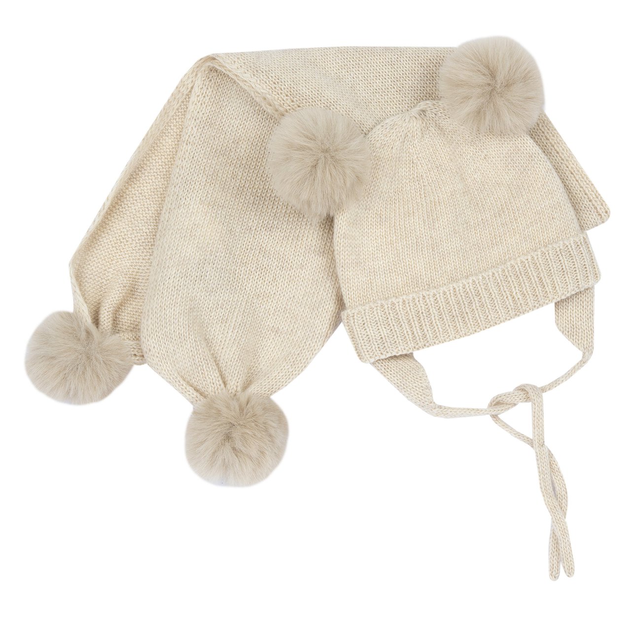 Conjunto de gorro y bufanda Chicco - 0