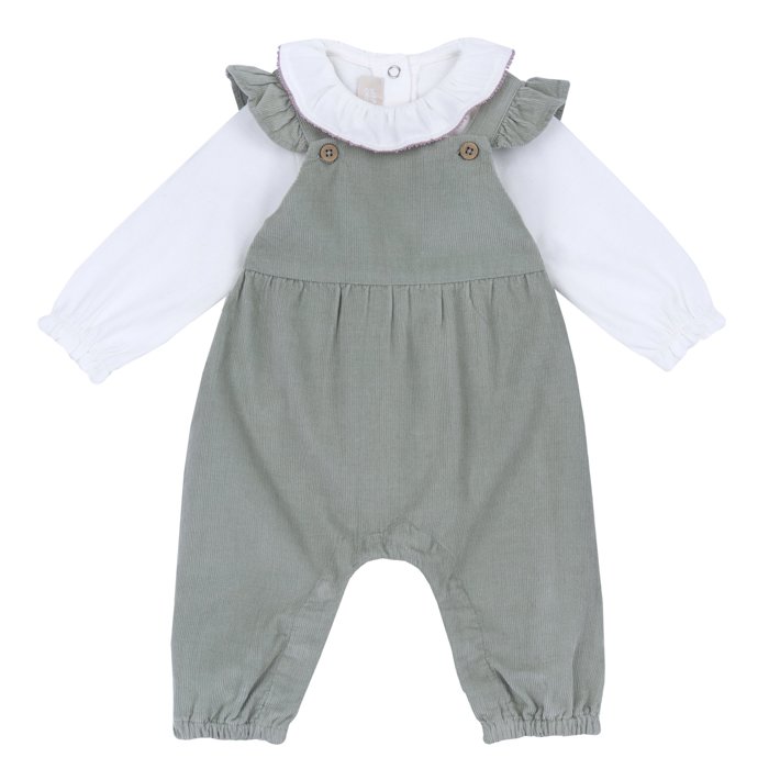 Conjunto de peto largo y body