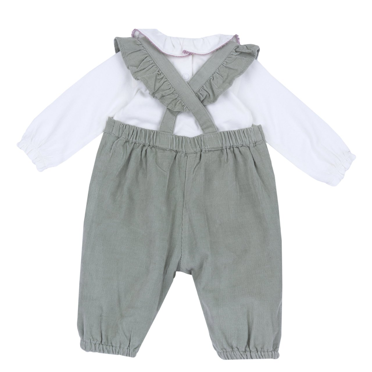 Conjunto de peto largo y body Chicco - 1