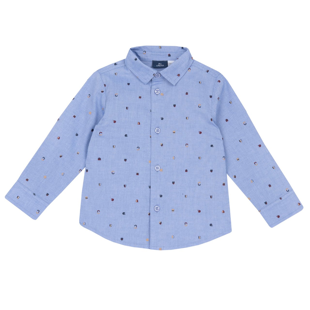 Chemise manches longues à motif Chicco - 0