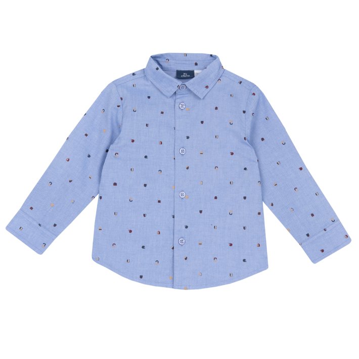 Camicia manica lunga fantasia