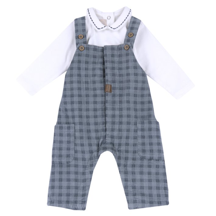 Conjunto de peto largo y body