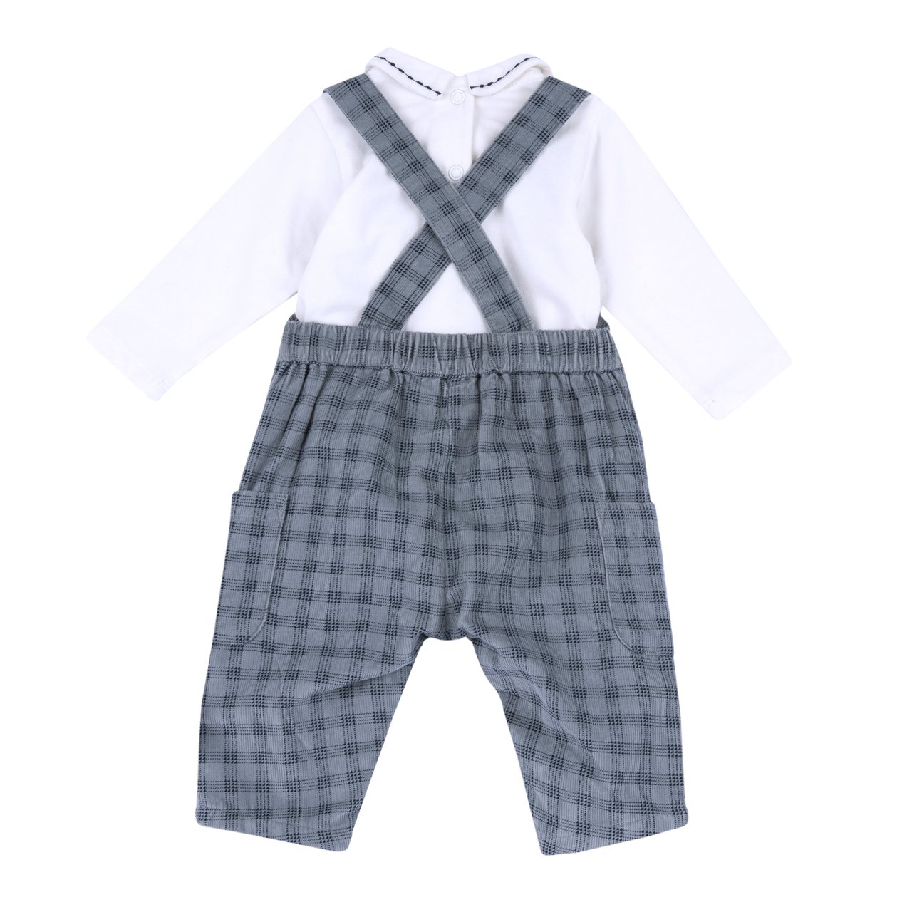 Conjunto de peto largo y body Chicco - 1