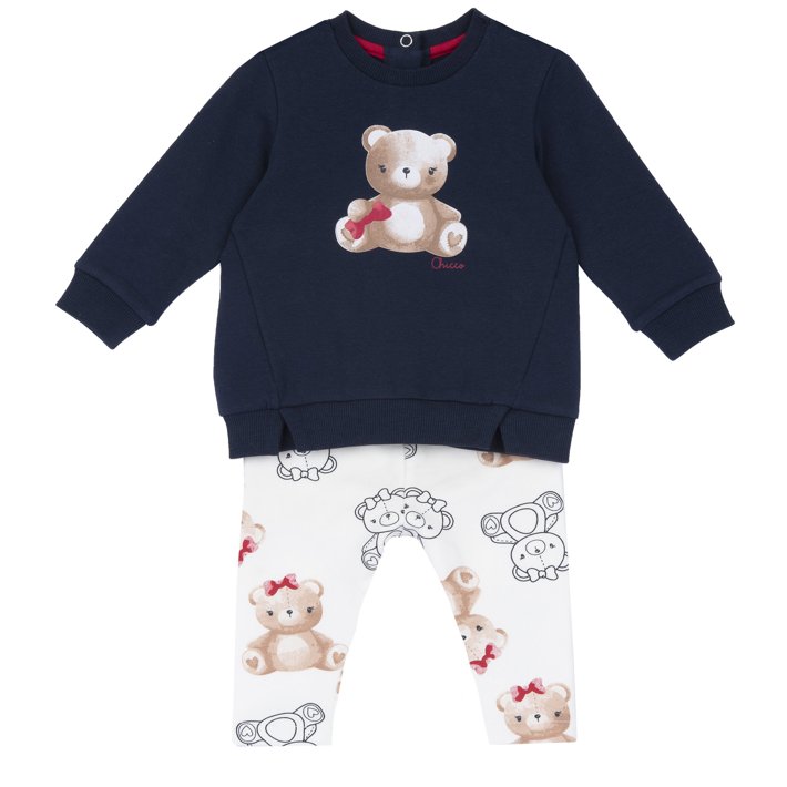 Ensemble composé d'un sweat à col ras du cou et d'un legging