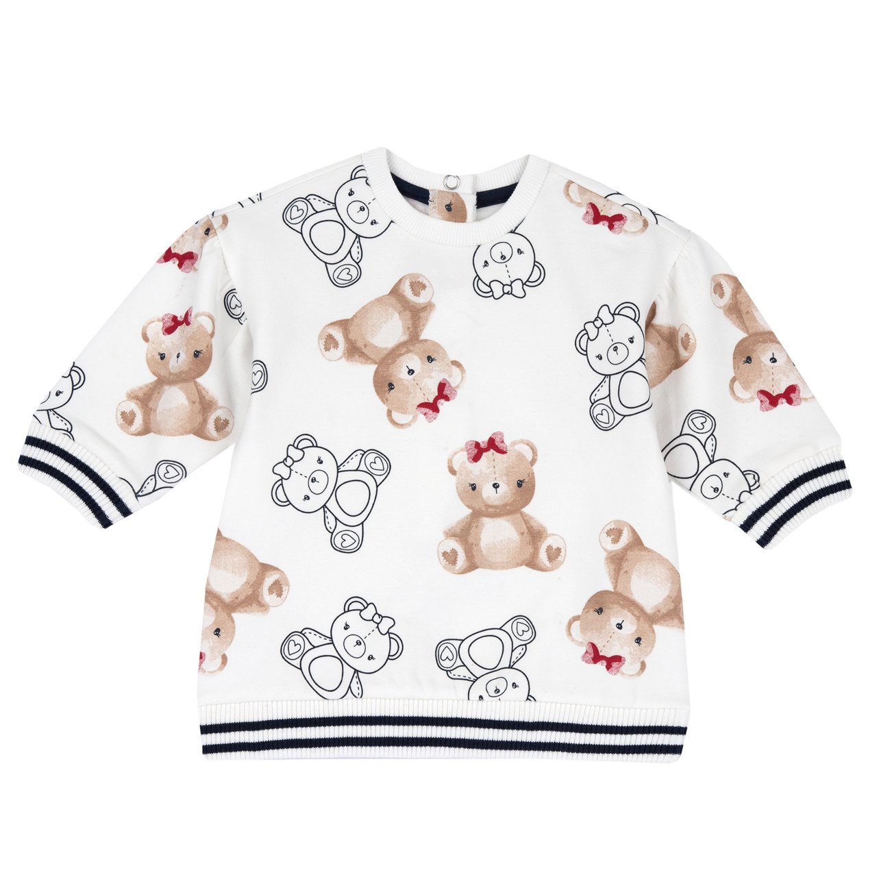 Robe à manches longues avec motif oursons Chicco - 0