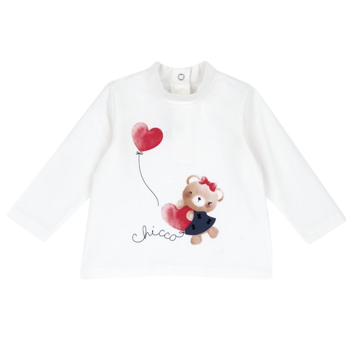 T-shirt à manches longues et col roulé