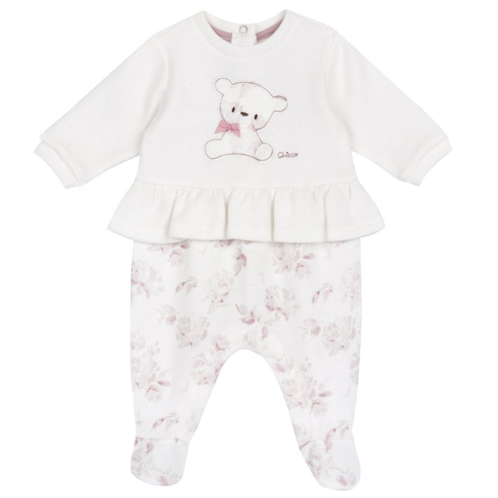 Babygrow abertura no interior da perna