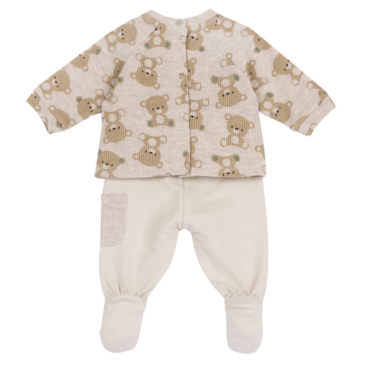 Completo maglia e pantaloni con piedini null - 1