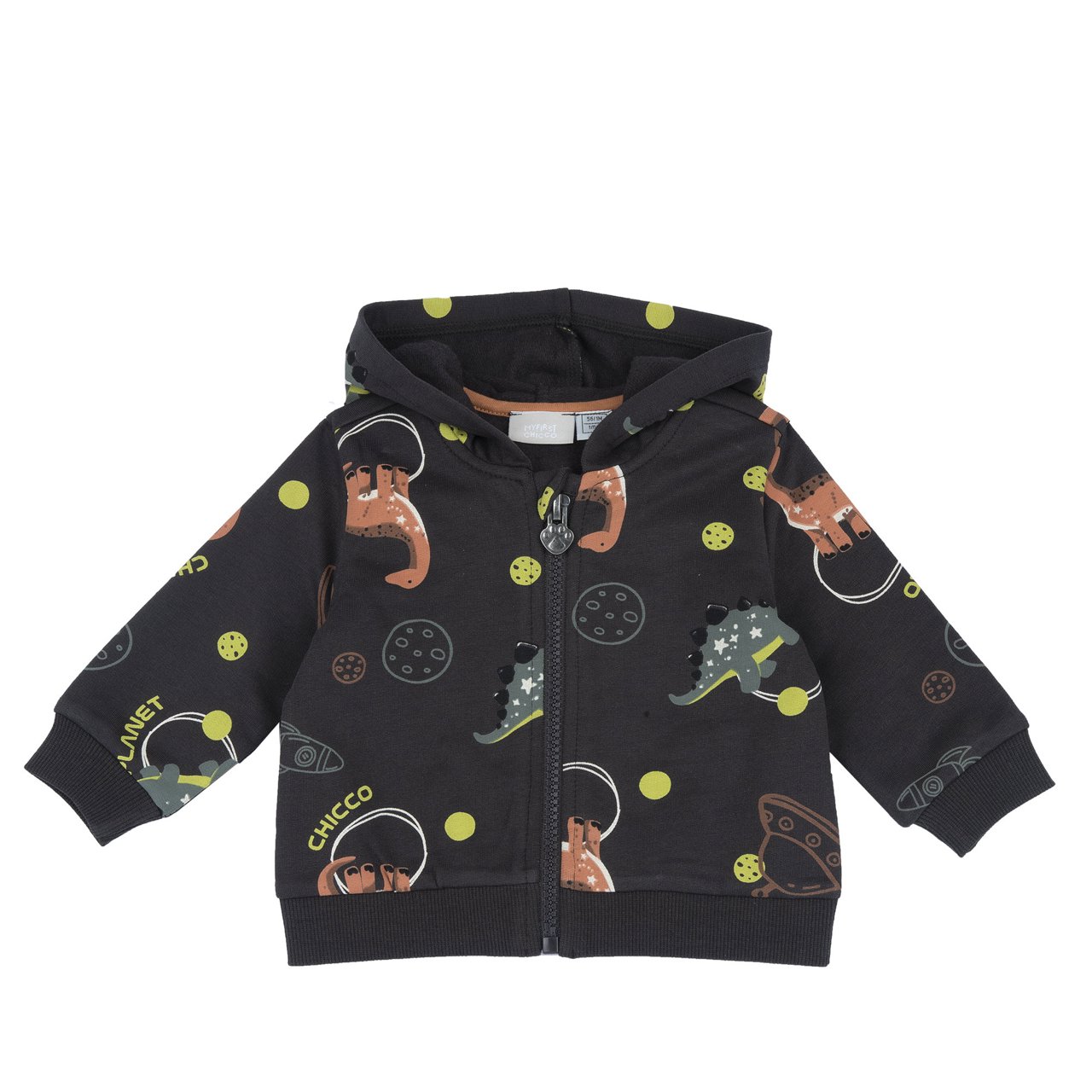 Felpa con cappuccio e zip null - 0