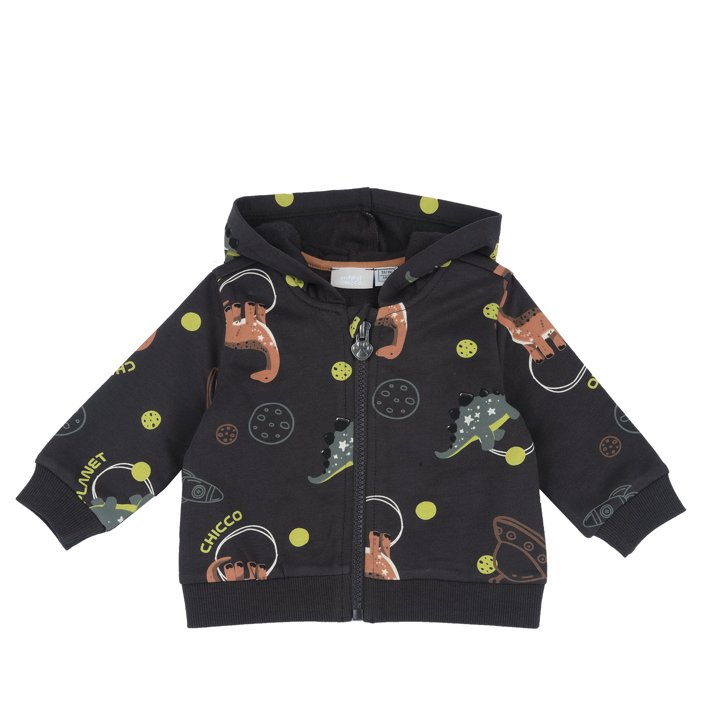 Sweat à capuche et zip