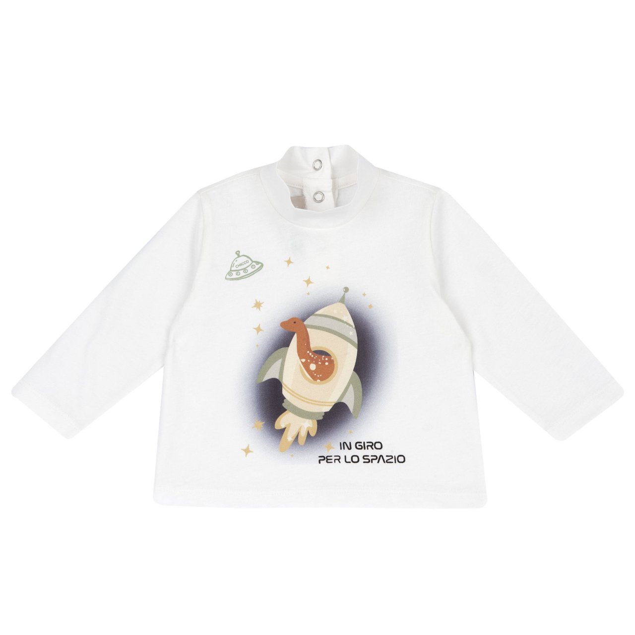 Maglietta collo lupetto manica lunga null - 0