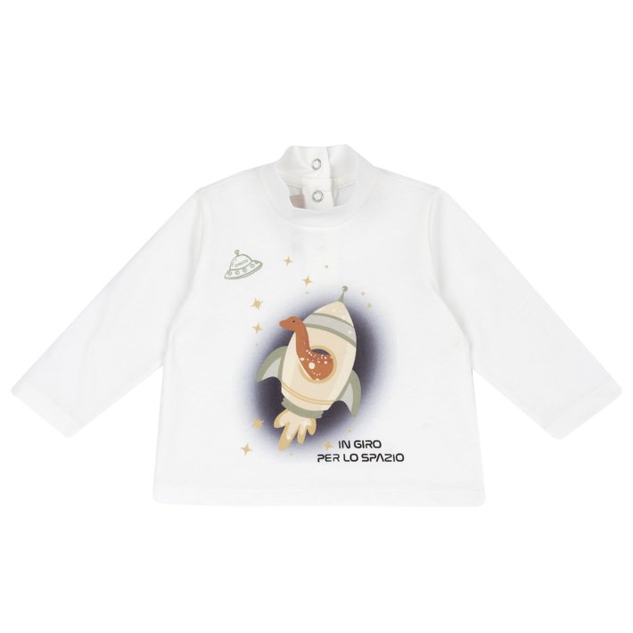 T-shirt à manches longues et col roulé