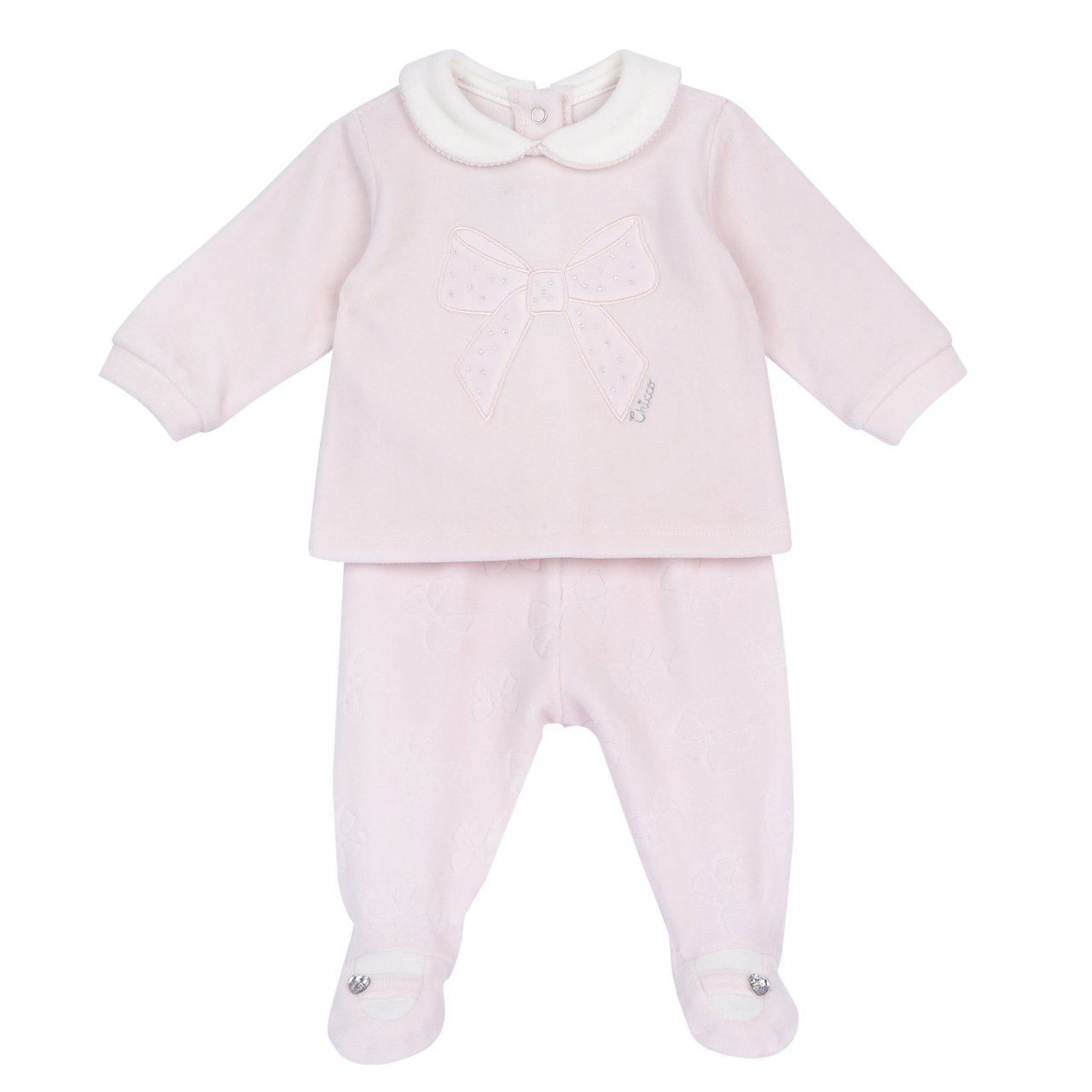 Ensemble pull et pantalon avec petits pieds Chicco - 0