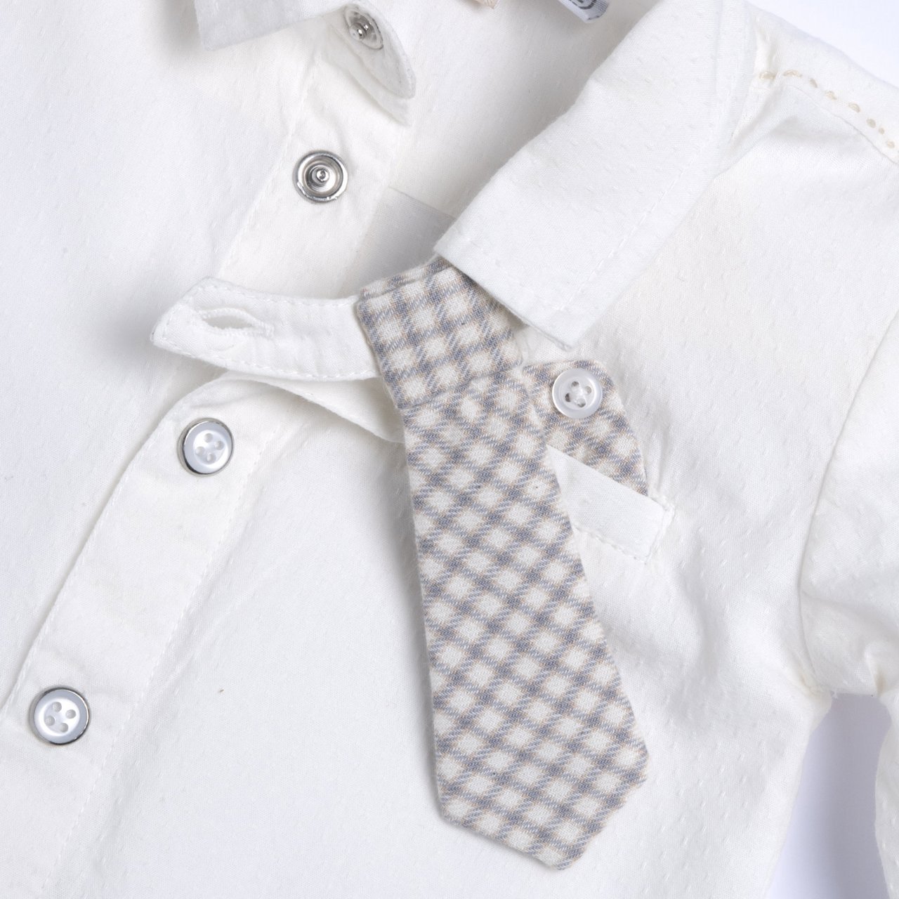 Chemise à manches longues avec cravate Chicco - 2
