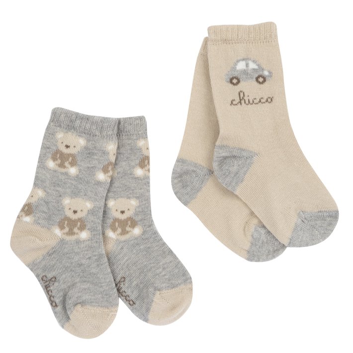 Lot de deux paires de chaussettes hauteur genoux