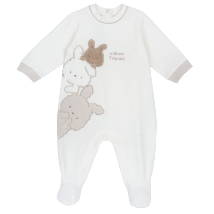 Babygrow abertura no interior da perna