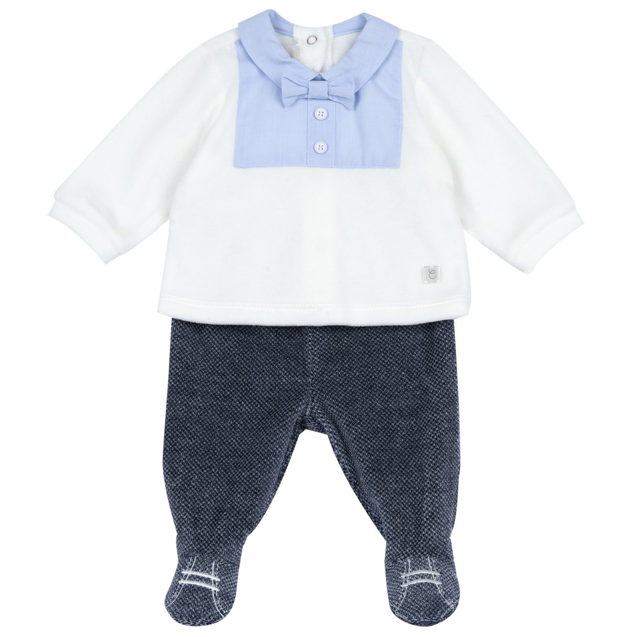 Ensemble pull et pantalon avec petits pieds Chicco - 0