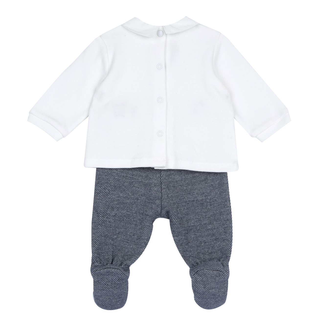 Ensemble pull et pantalon avec petits pieds Chicco - 1