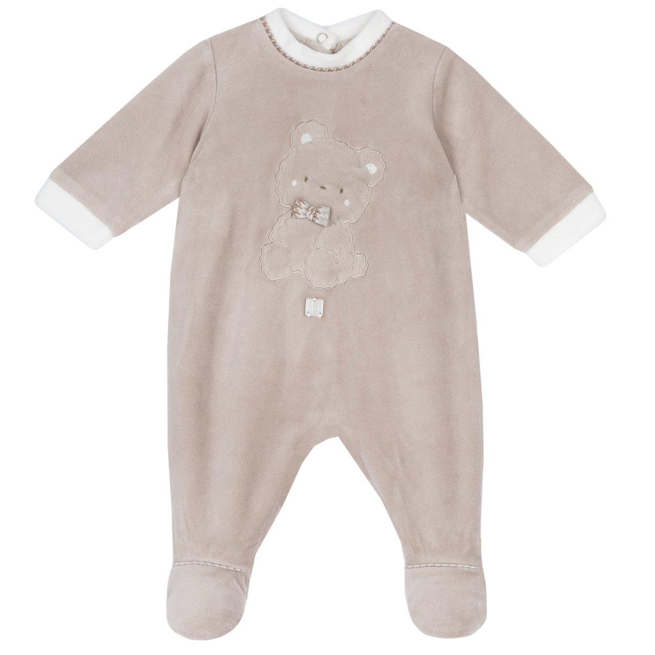 Grenouillère Chicco En Coton à Ouverture Frontale - Pour Bébé, Automne/hiver - Lavable Machine, Motif Pingouin - 9