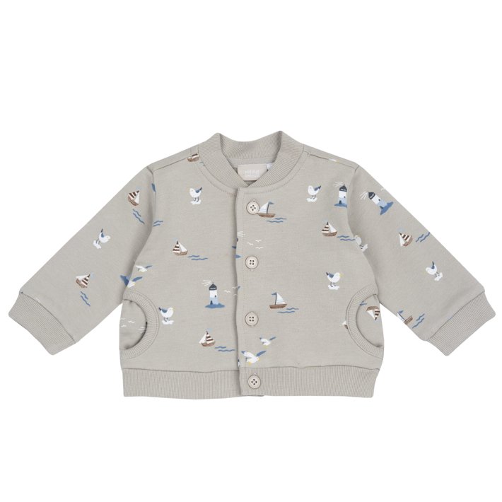 Cardigan avec ouverture par boutons-pression