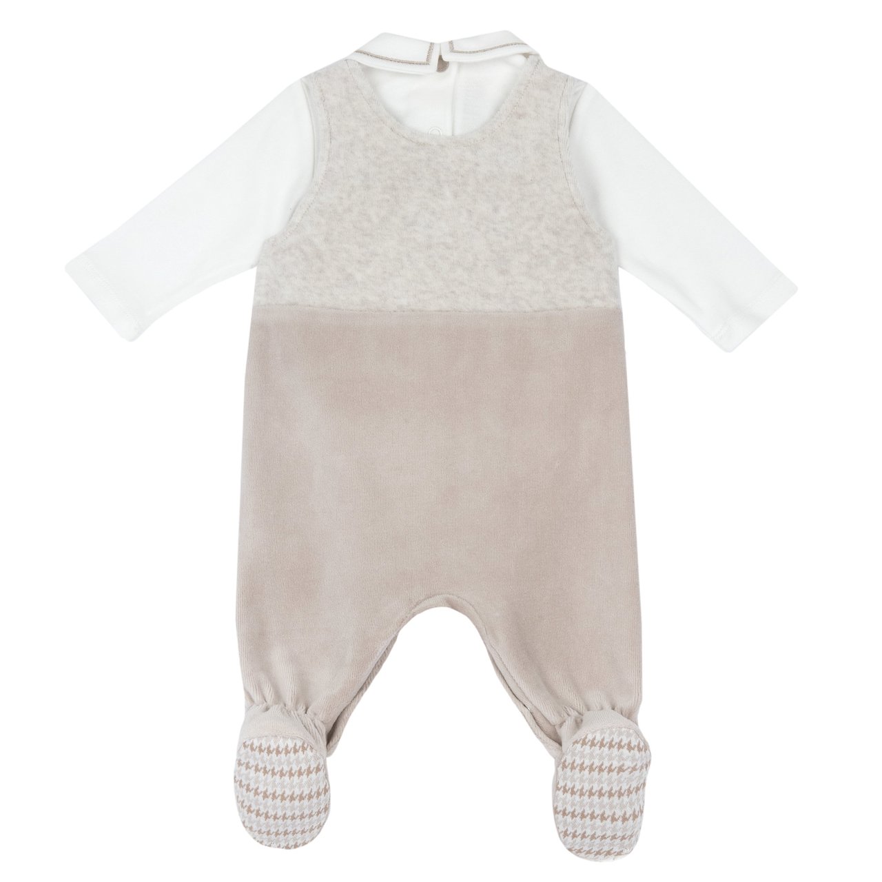 Conjunto de peto largo y body Chicco - 1