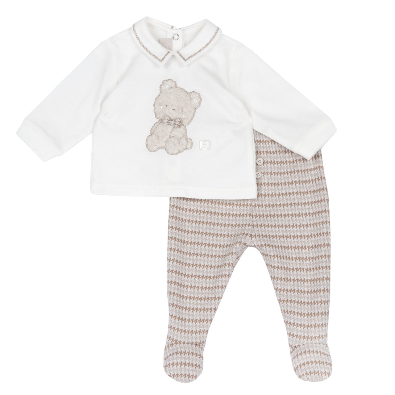 Ensemble pull et pantalon avec petits pieds Chicco - 0