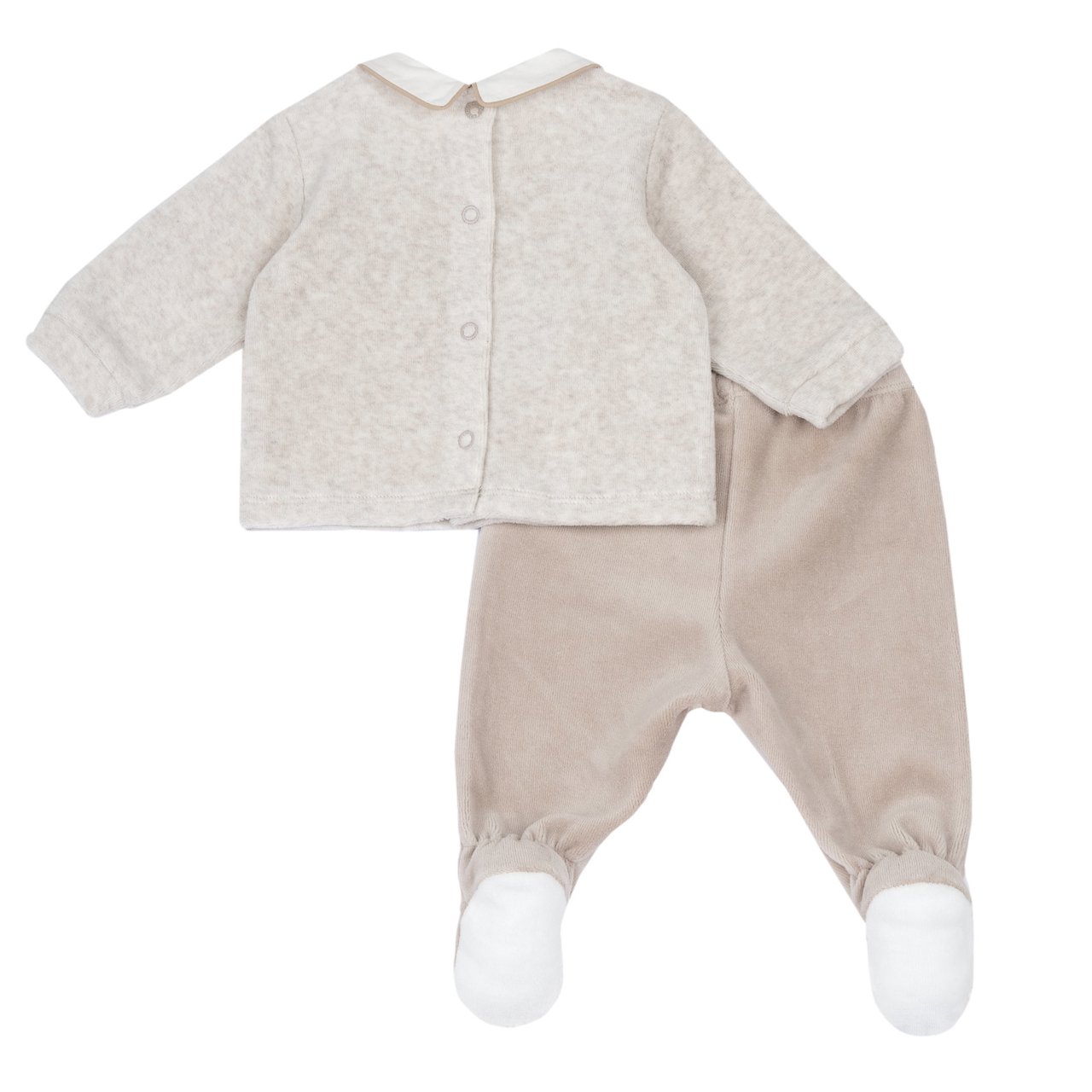 Completo maglia e pantaloni con piedini null - 1