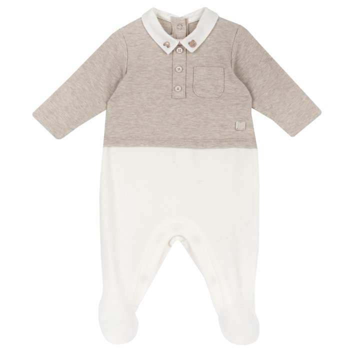 Babygrow abertura no interior da perna