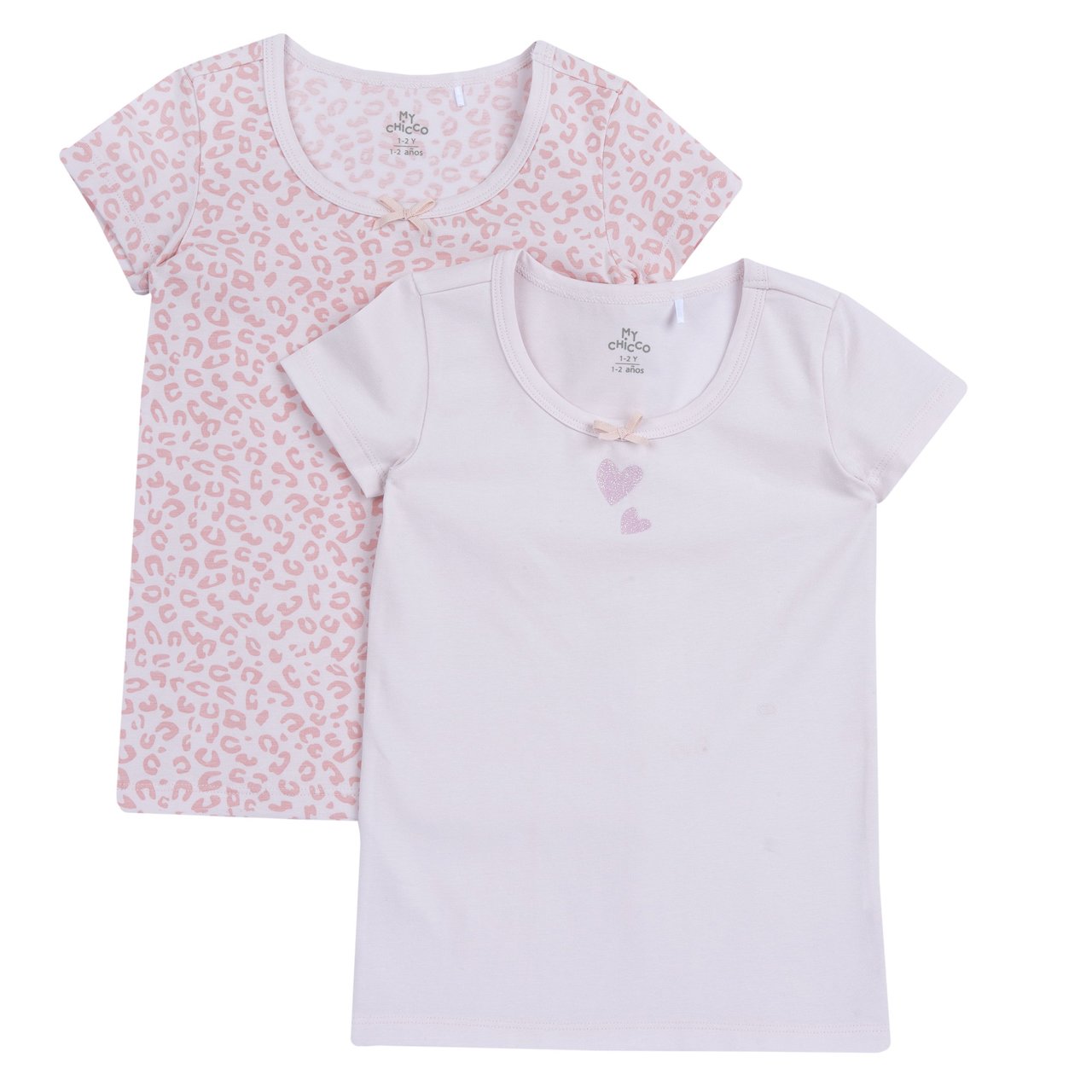 Lot de deux maillots de corps à manches courtes Chicco - 0