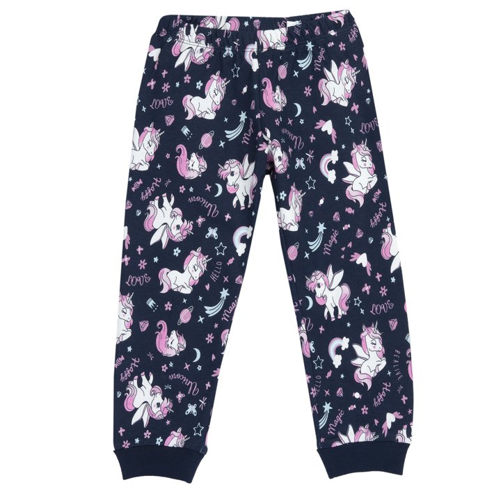 Pantalon long de pyjama licorne