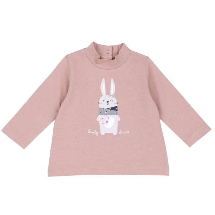 Camiseta de manga larga y cuello alto