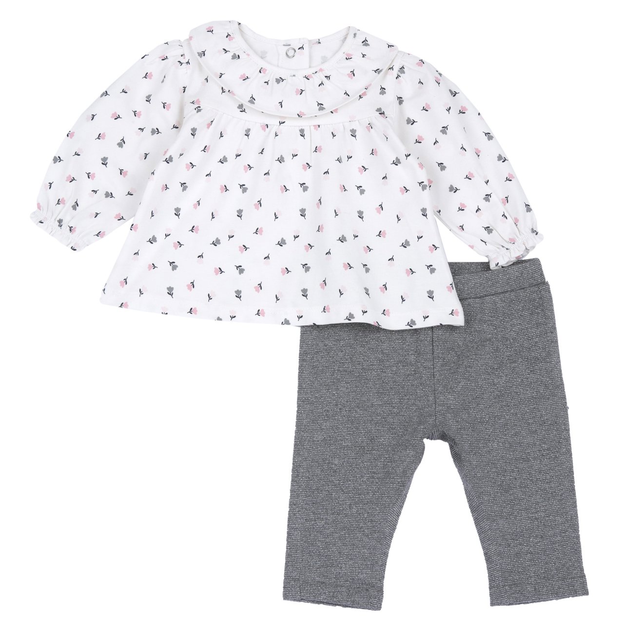 Conjunto de camisola e calças Chicco - 0