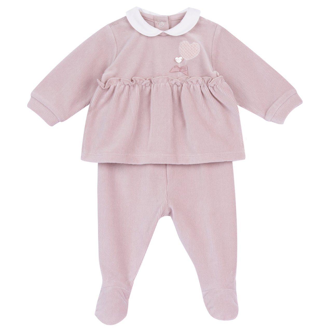 Ensemble pull et pantalon avec petits pieds Chicco - 0