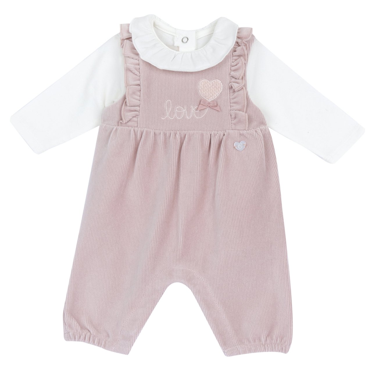 Ensemble body et salopette longue Chicco - 0